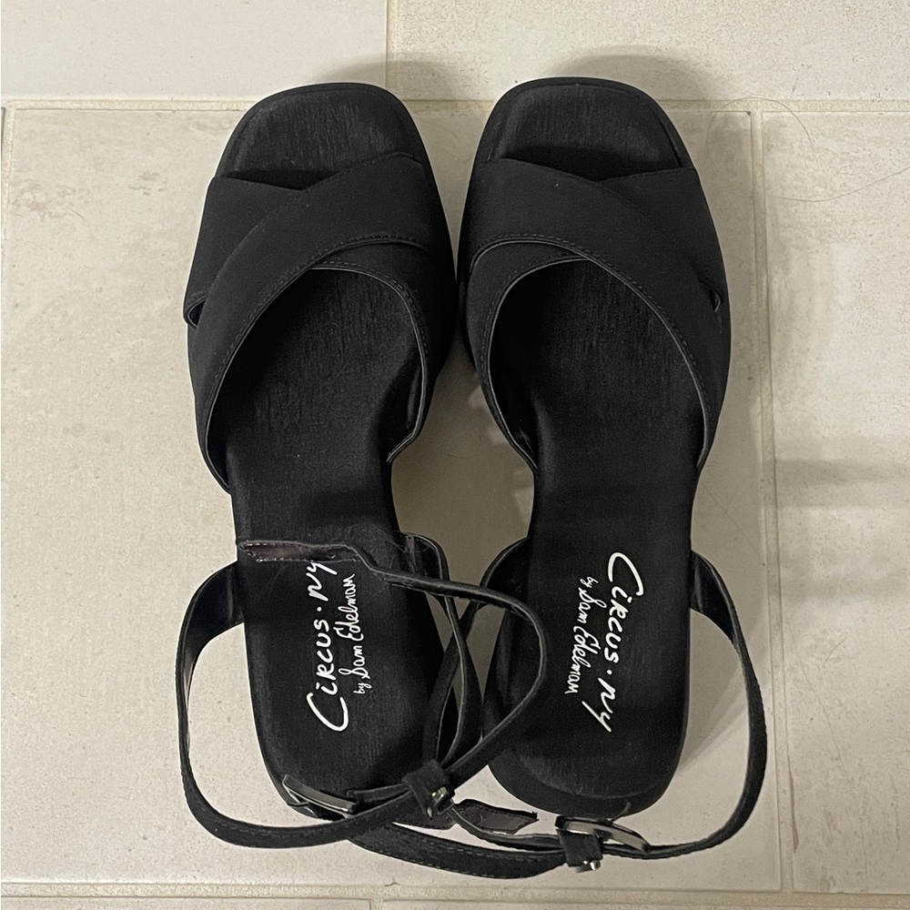 NEW- Circus by Sam Edelman Isadora Strap Sandals, Size 9, Black